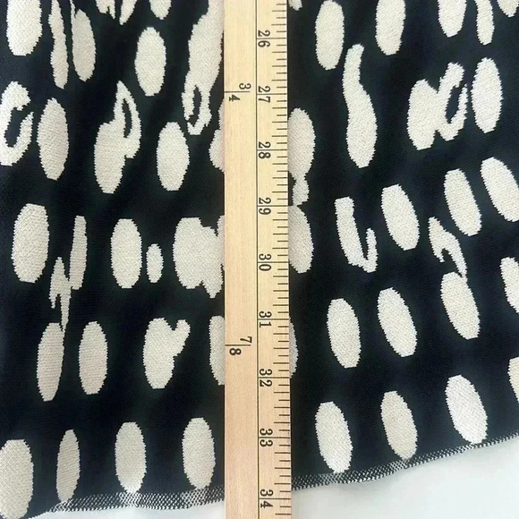 Karen Millen Leopard Jacquard Fit And Flare Dress - Picture 7 of 8